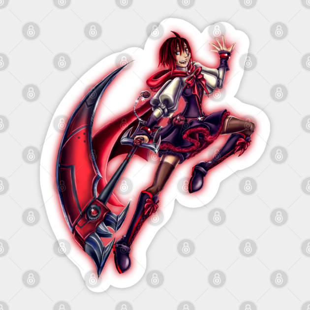 RWBY+Kingdom HeartsRuby Rose Rwby Kingdom Hearts Sticker TeePublic